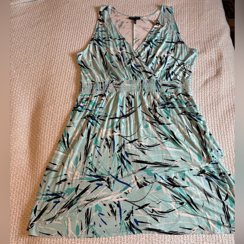 Lane Bryant Smocked Waist Dress